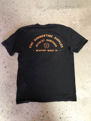 15th St KIDS Summertime Supplies Short Sleeve Pocket T-Shirt Black