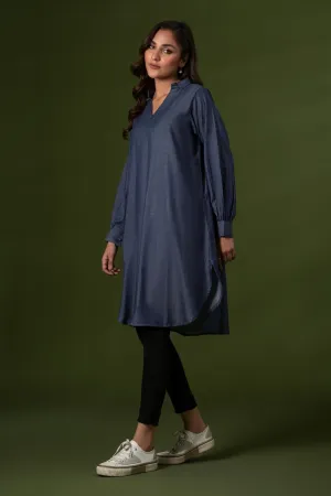 1PC Stitched | Denim Basic Shirt