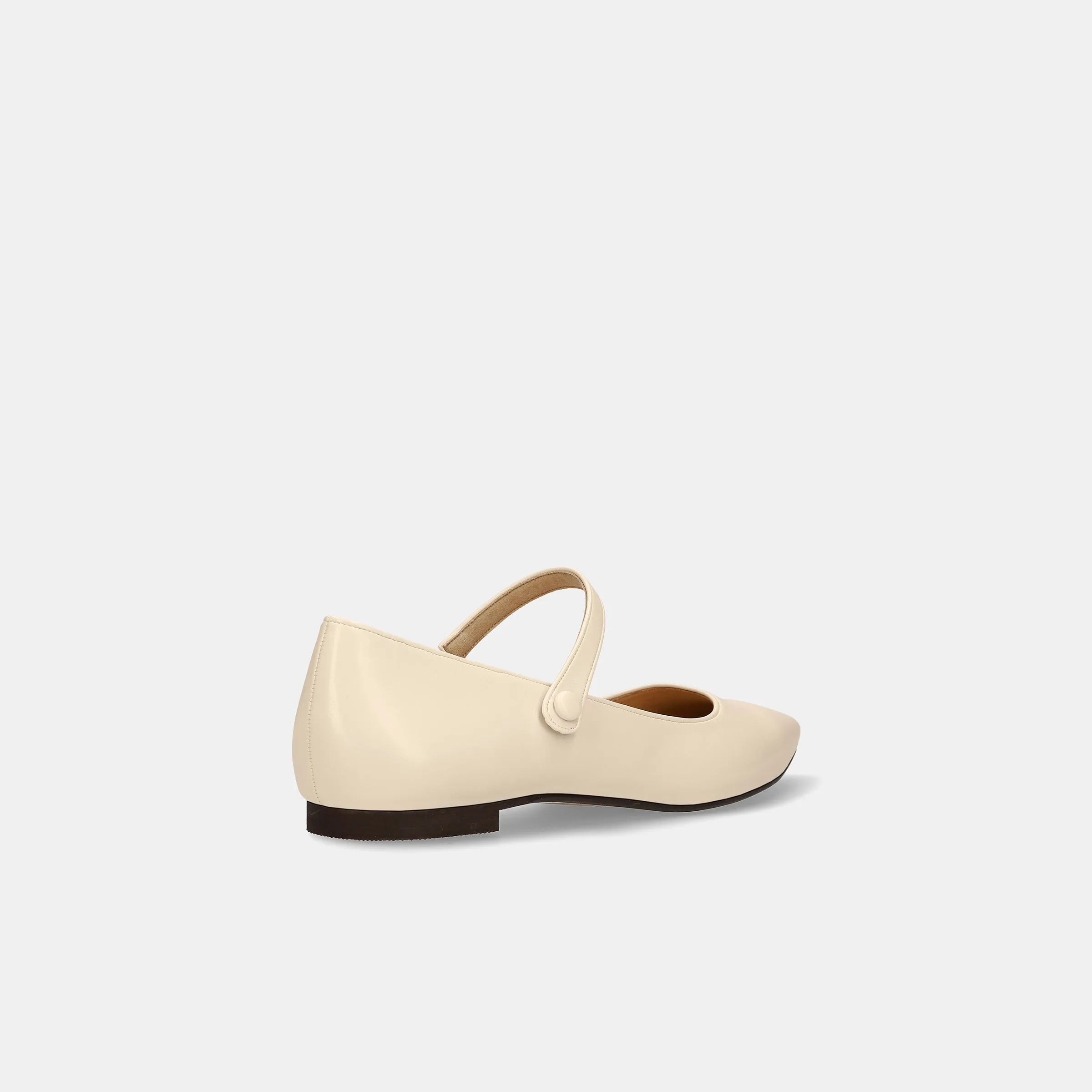 50% OFF: Mary Jane Strap Flat Shoes (4802) Ivory