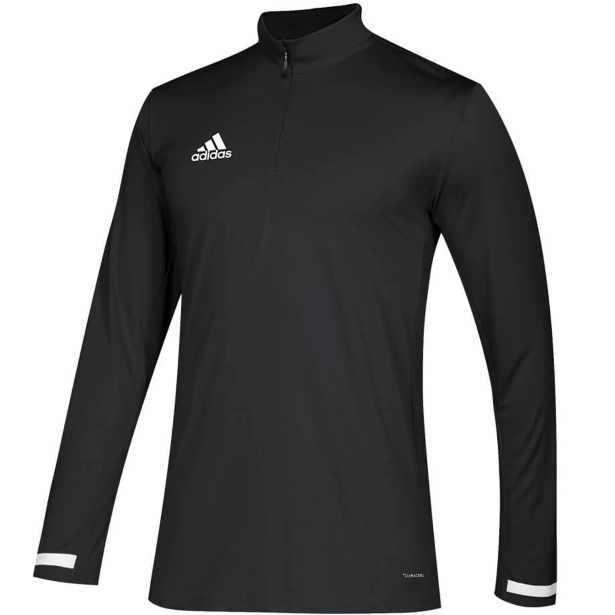 Adidas T19 1/4 Zip Men's Long Sleeve Top Black