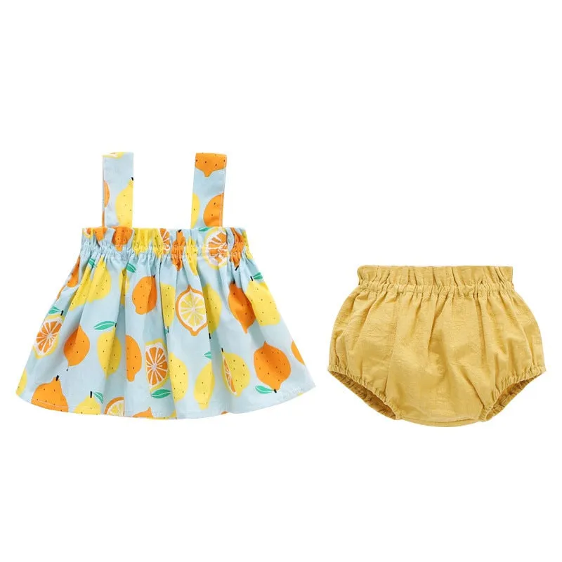 Adorable Baby Girl Summer Dress Set