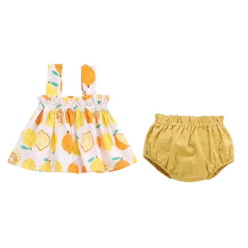 Adorable Baby Girl Summer Dress Set