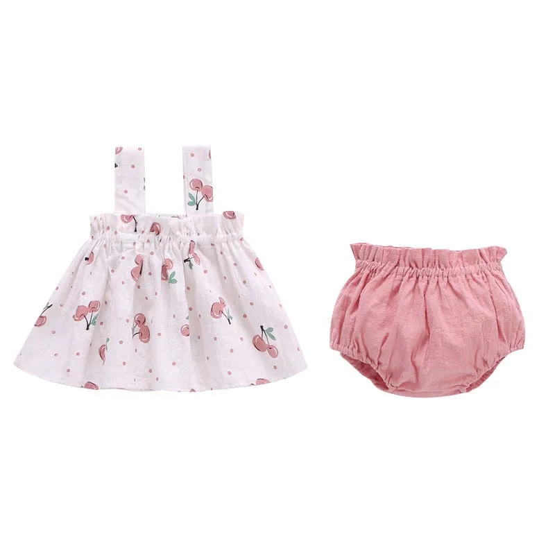Adorable Baby Girl Summer Dress Set