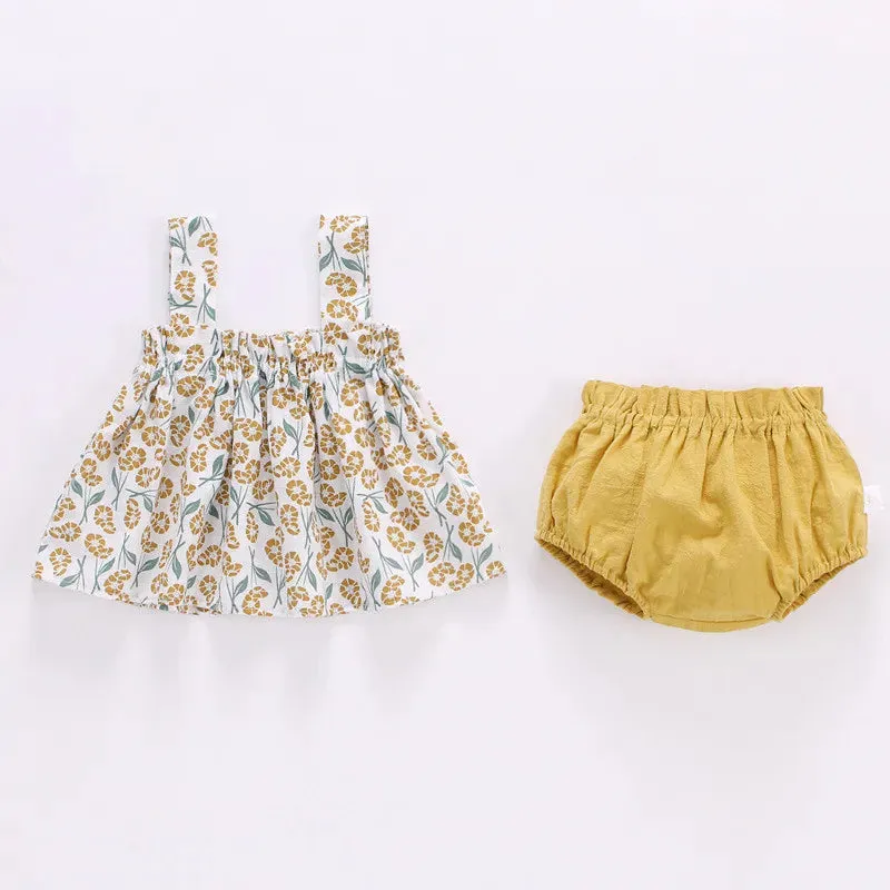 Adorable Baby Girl Summer Dress Set