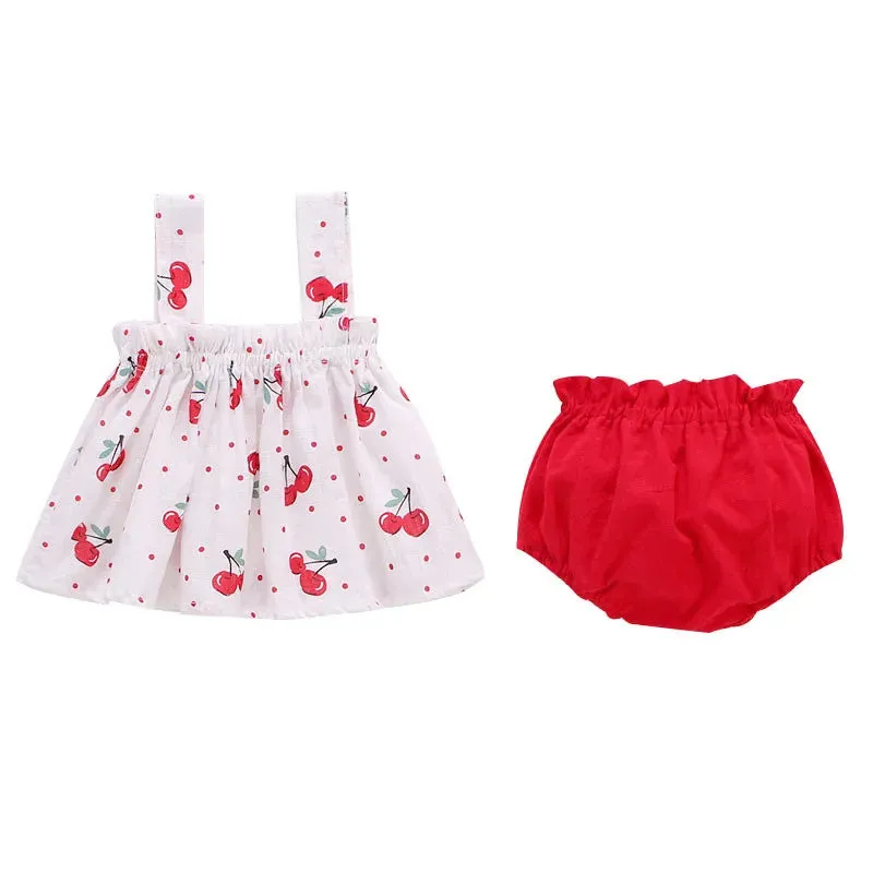 Adorable Baby Girl Summer Dress Set