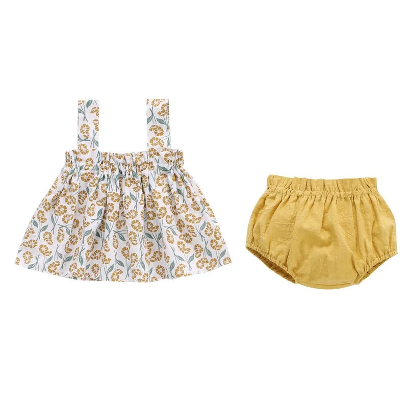 Adorable Baby Girl Summer Dress Set