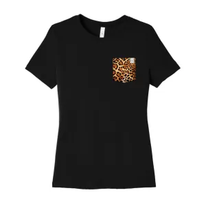 African Leopard Women's Pocket Tee