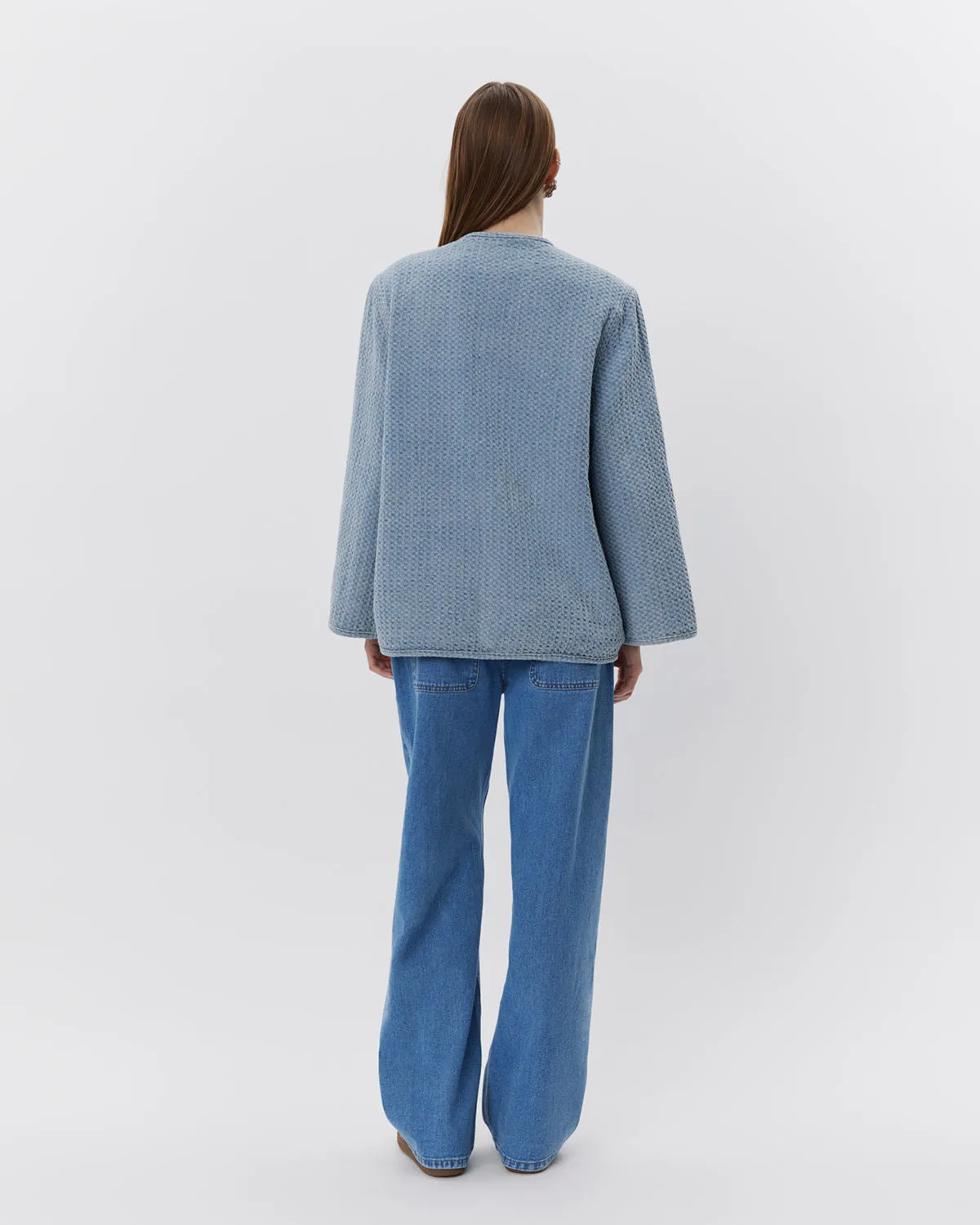 ALAJASW JACKET - Light blue