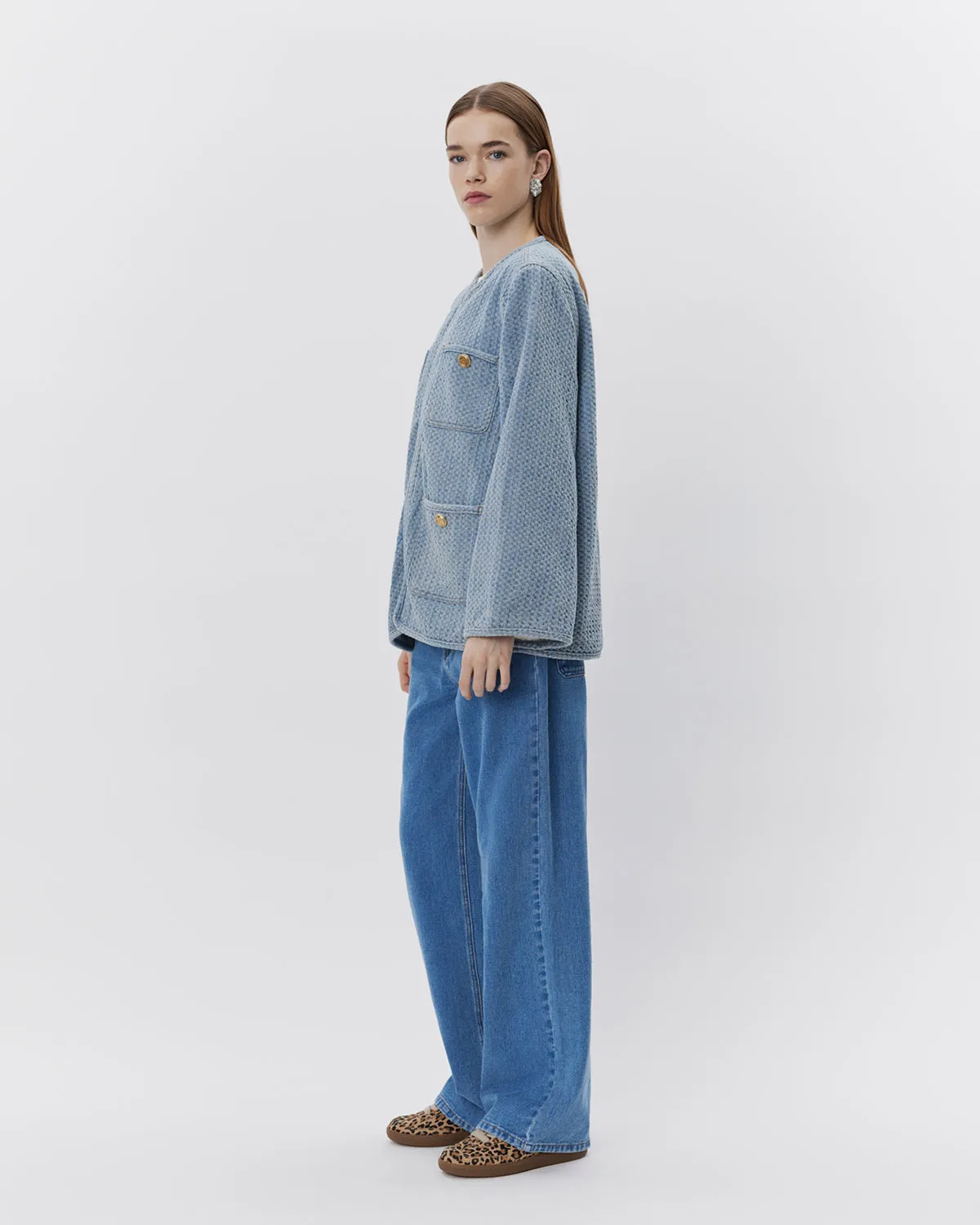 ALAJASW JACKET - Light blue