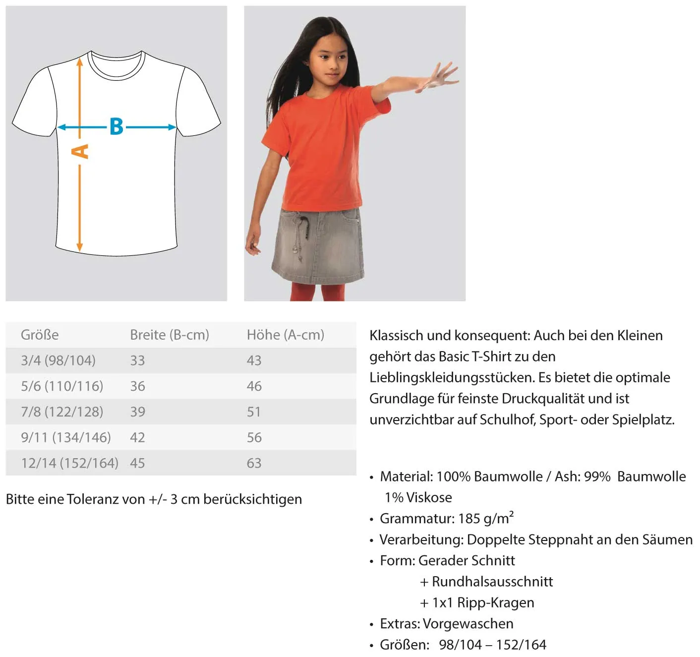 Als Gott mich schuf wollte er angeben  - Kinder T-Shirt