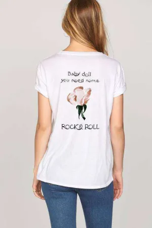 Amuse society tee shirt So frond of you  - white