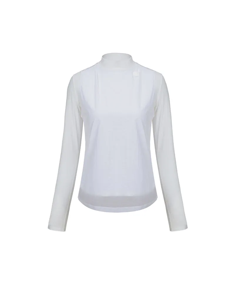 Anell Golf Cooling Stretch Cover Top - White
