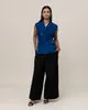 ANGKASA | Blue Classic Wrap Top