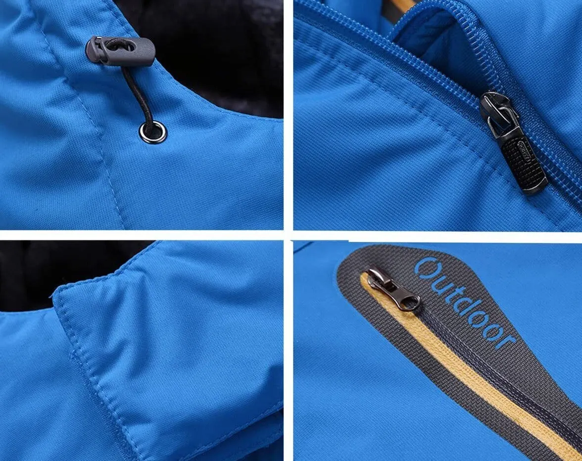 AquaGuard™ | Men's Waterproof Jacket | Hooded Design, Breathable Fabric & Lightweight Construction