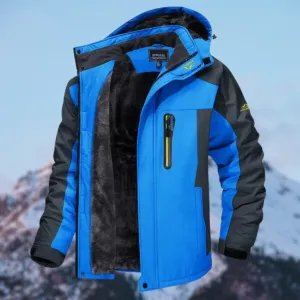 AquaGuard™ | Men's Waterproof Jacket | Hooded Design, Breathable Fabric & Lightweight Construction