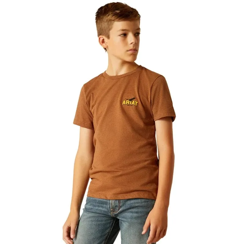 Ariat Tee Boys Bison Sketch