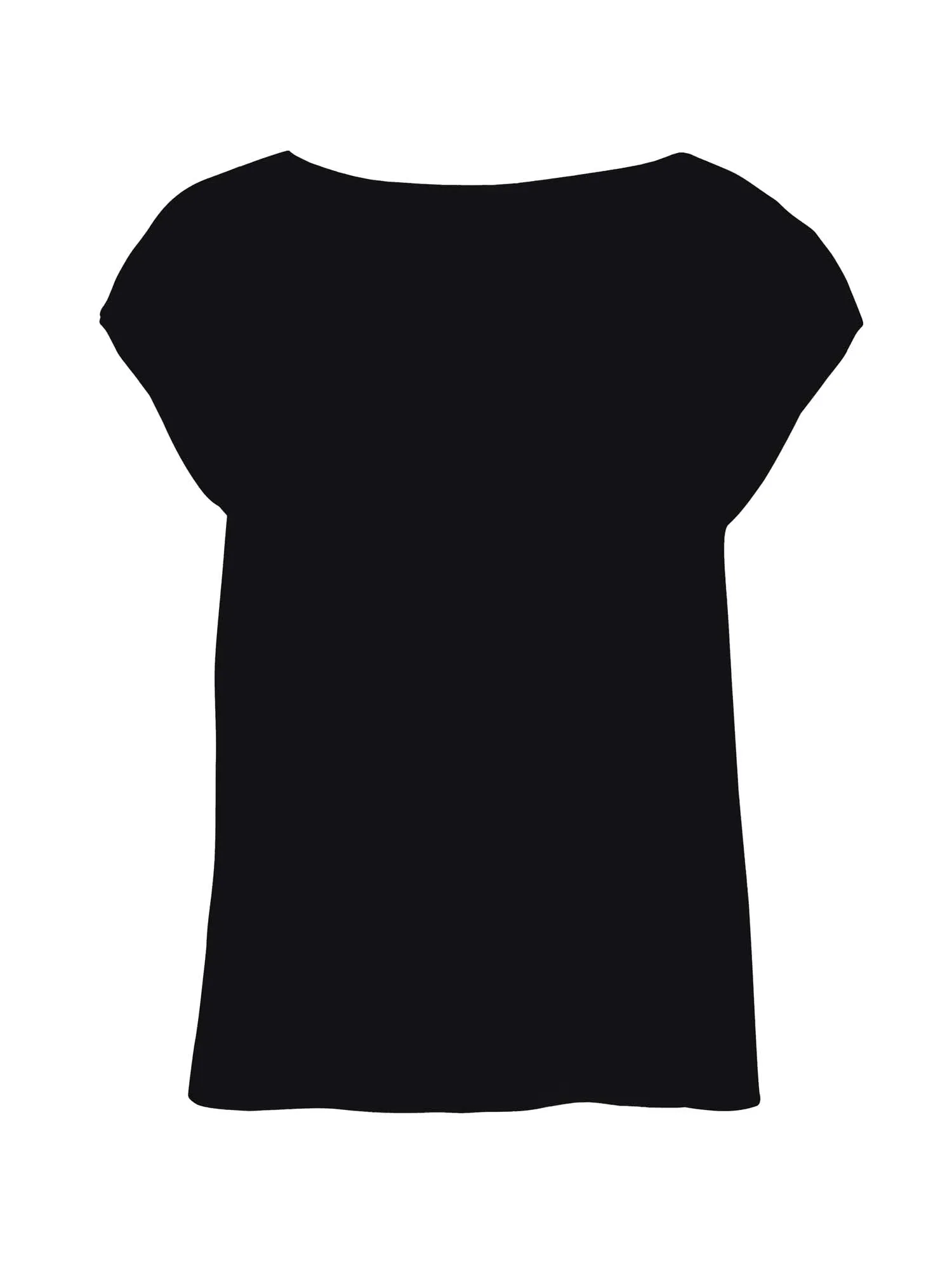 Bamboo Boxy T-Shirt - Black