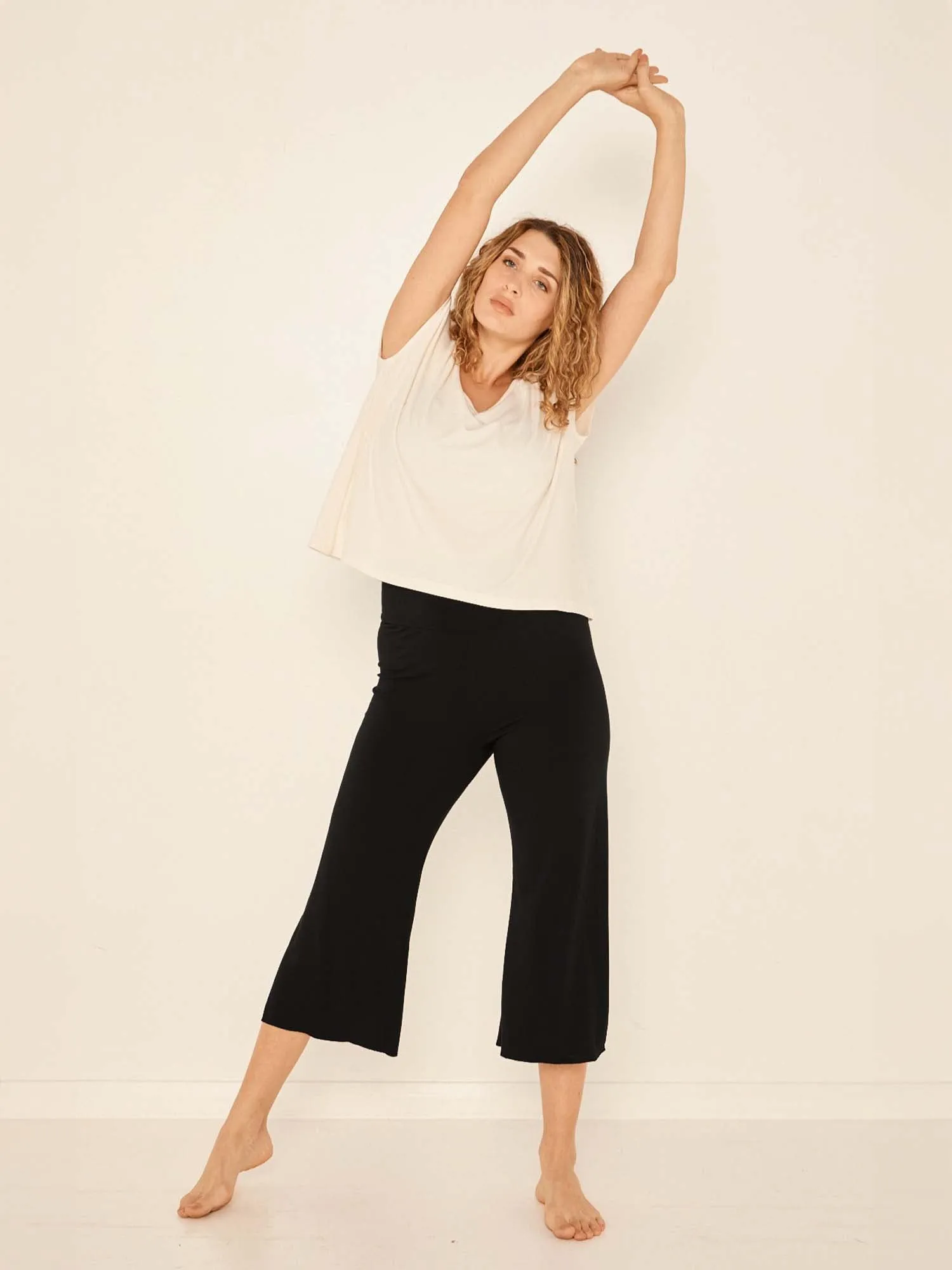 Bamboo Boxy T-Shirt - Cream