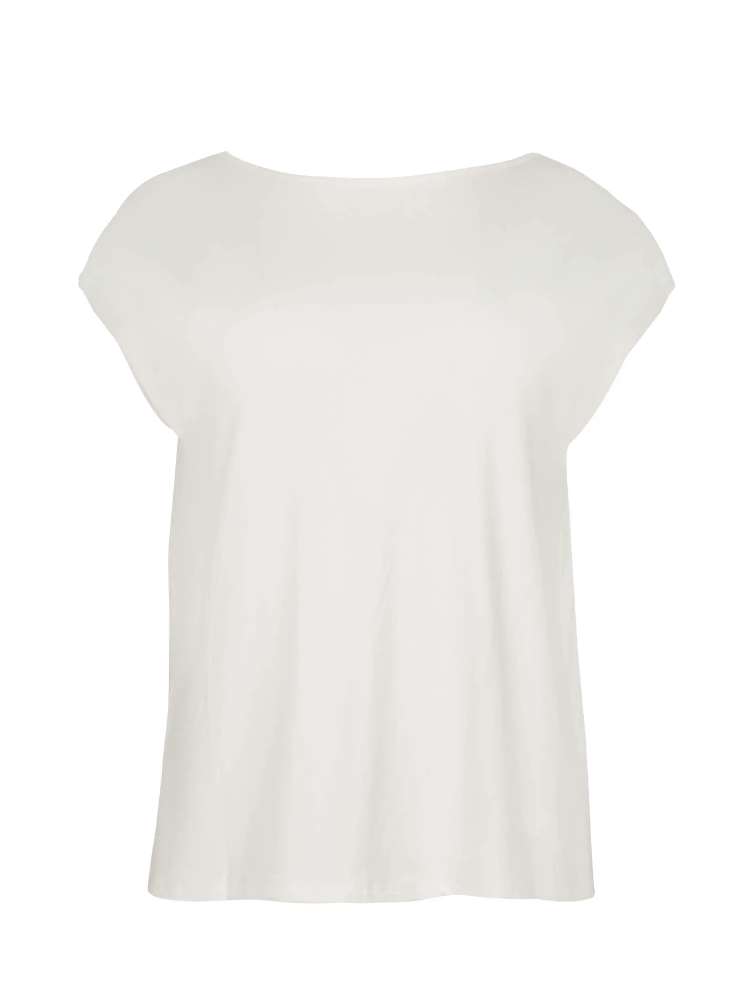 Bamboo Boxy T-Shirt - Cream