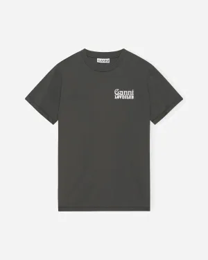 Basic Jersey Loveclub Relaxed T-shirt - Volcanic Ash