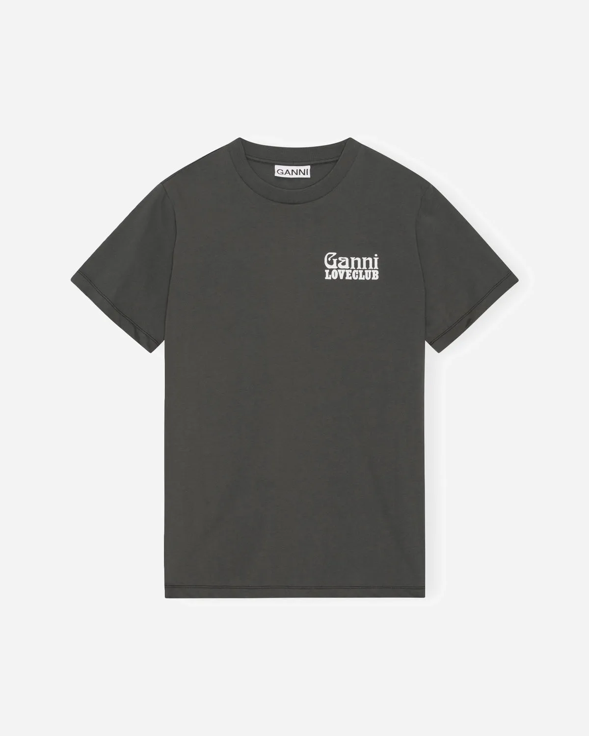 Basic Jersey Loveclub Relaxed T-shirt - Volcanic Ash