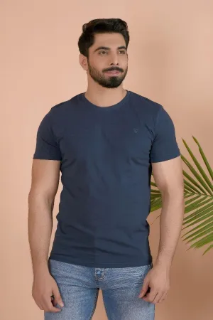BASIC NAVY T-SHIRT