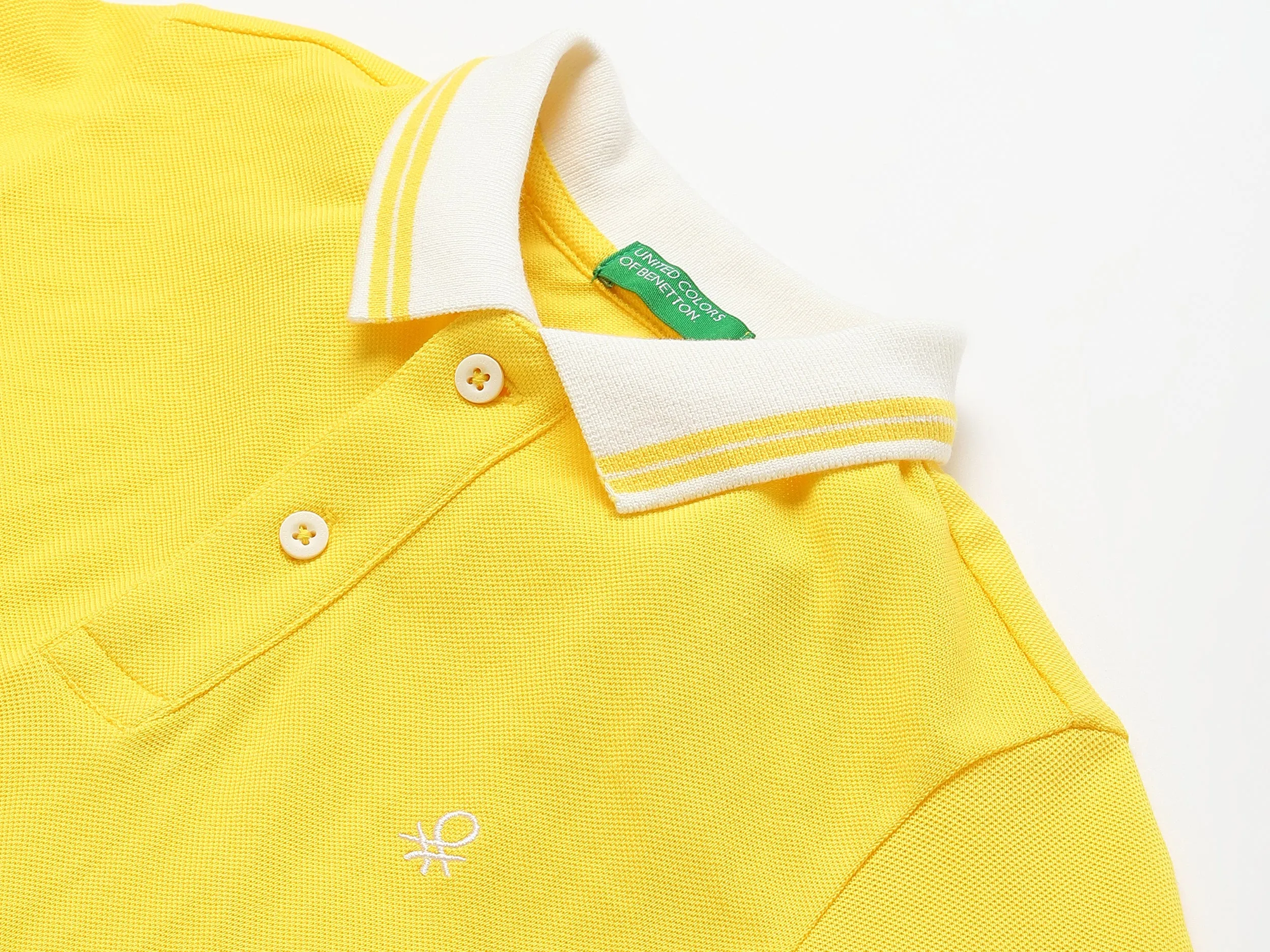Basic Yellow Polo T-Shirt