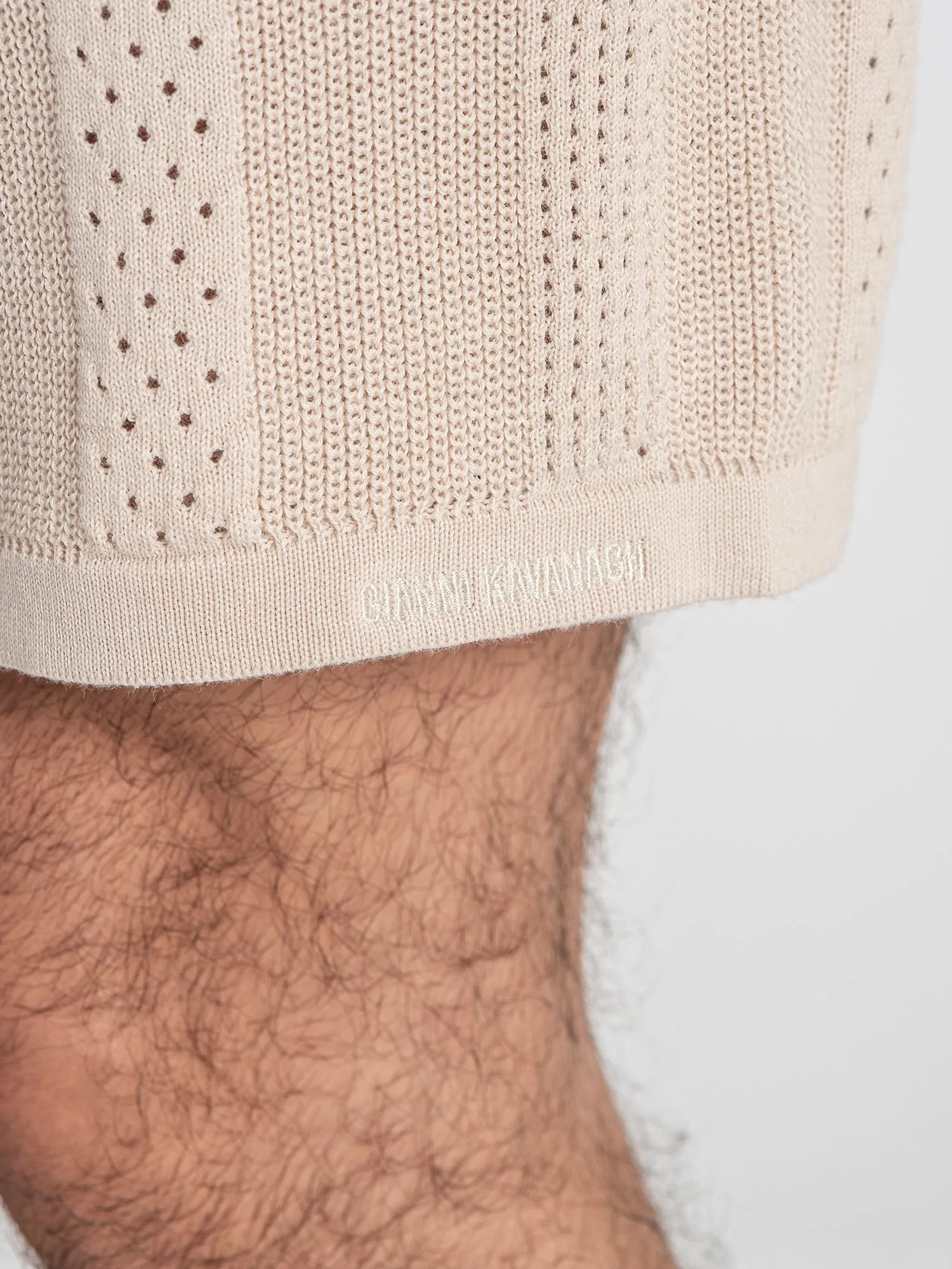 Beige Breathe Knit Twinset