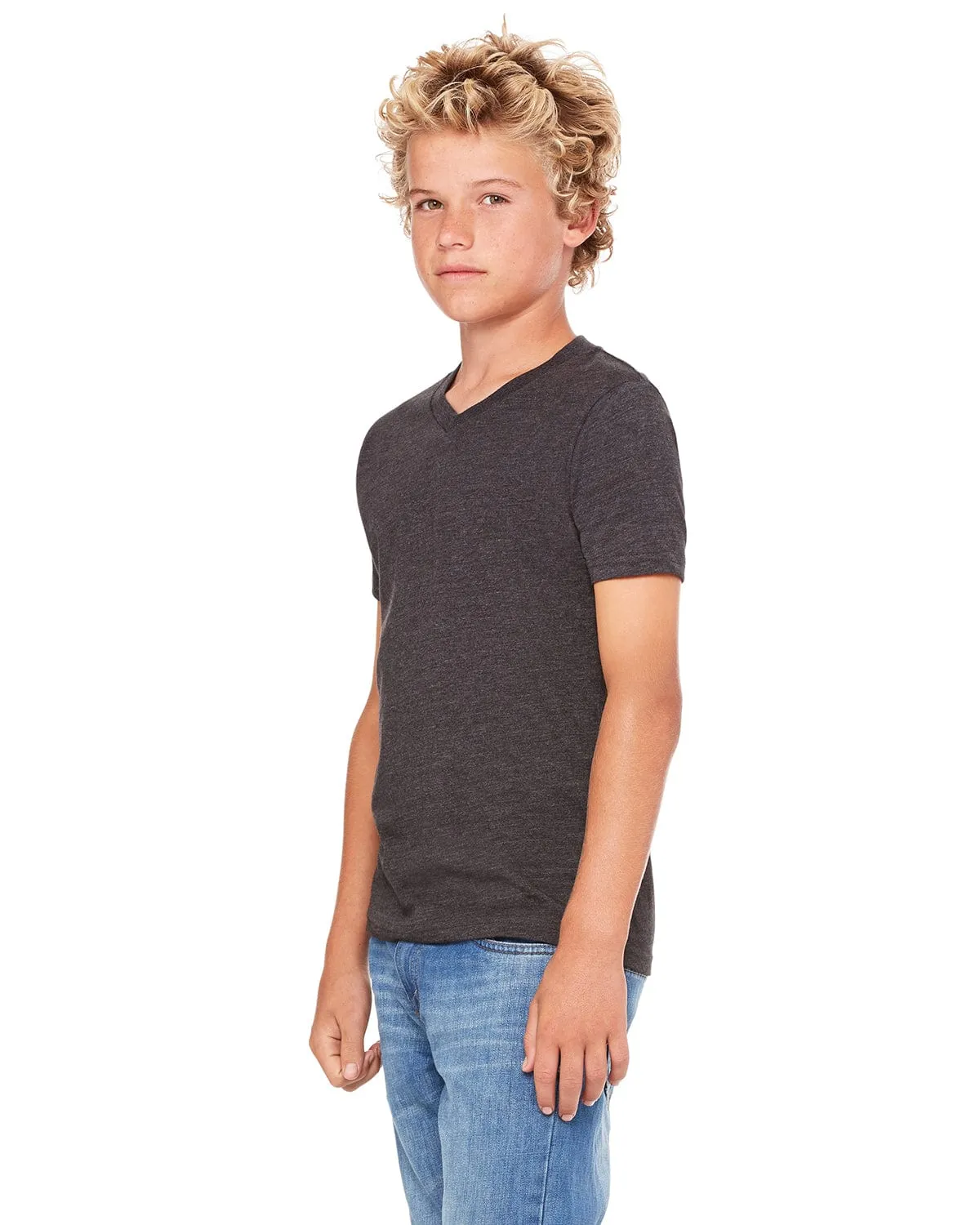 Bella Canvas Youth V-Neck T-Shirt