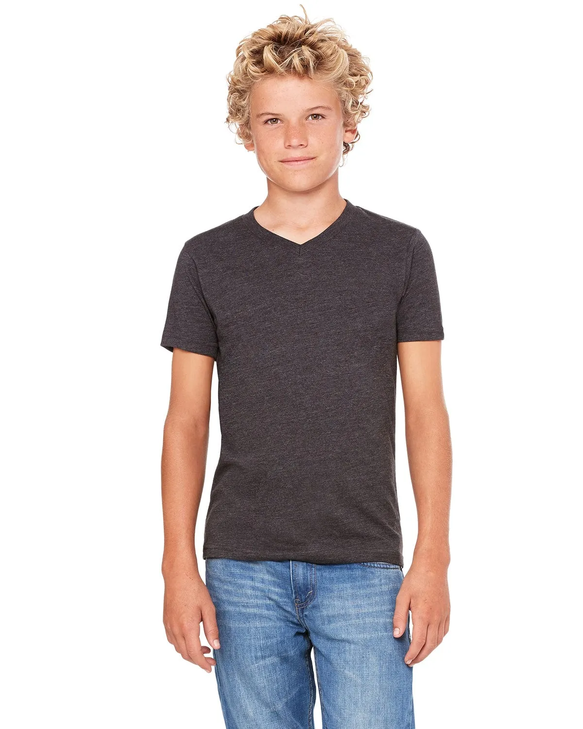 Bella Canvas Youth V-Neck T-Shirt