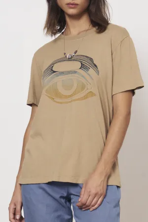 Betty Tee With Evil Eye | Khaki