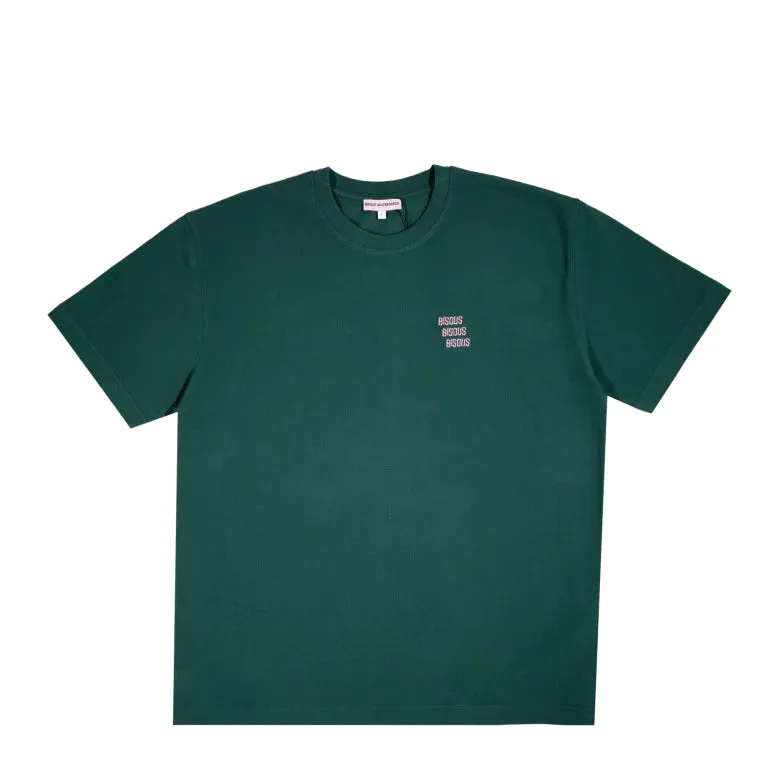 Bisous Skateboards - Piquet Basic T-Shirt - Forest