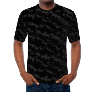 Black Grey Pattern All Over Print Men/ Unisex Premium T-shirt