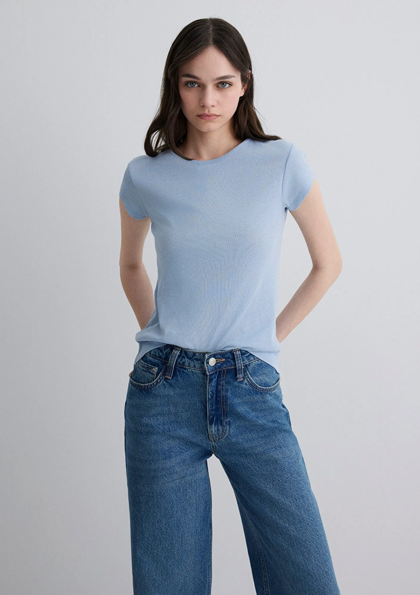 Blue Basic T-Shirt