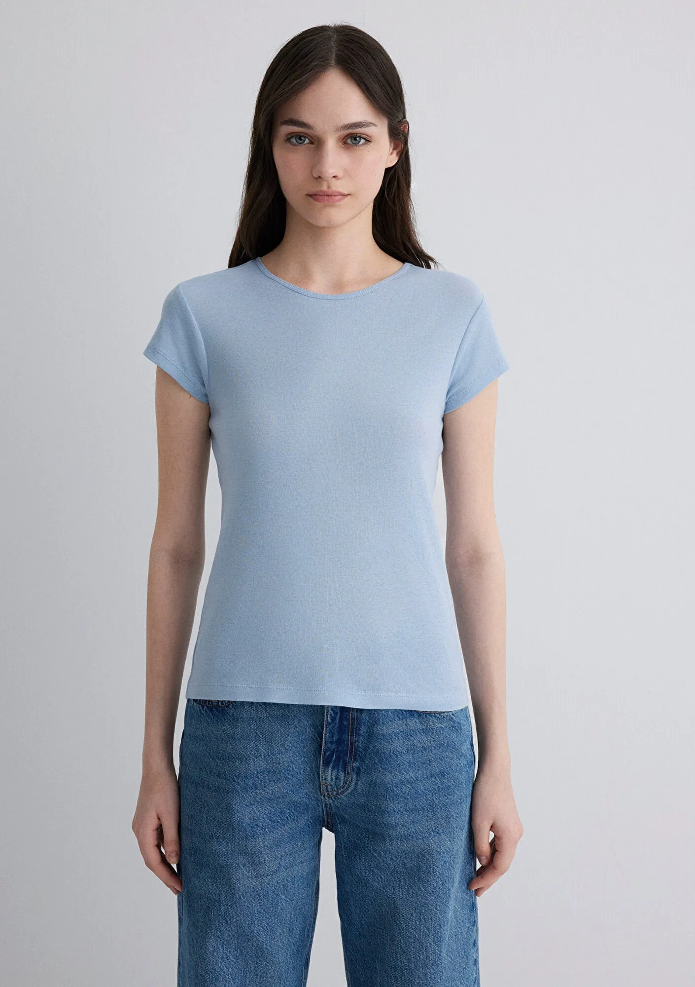 Blue Basic T-Shirt