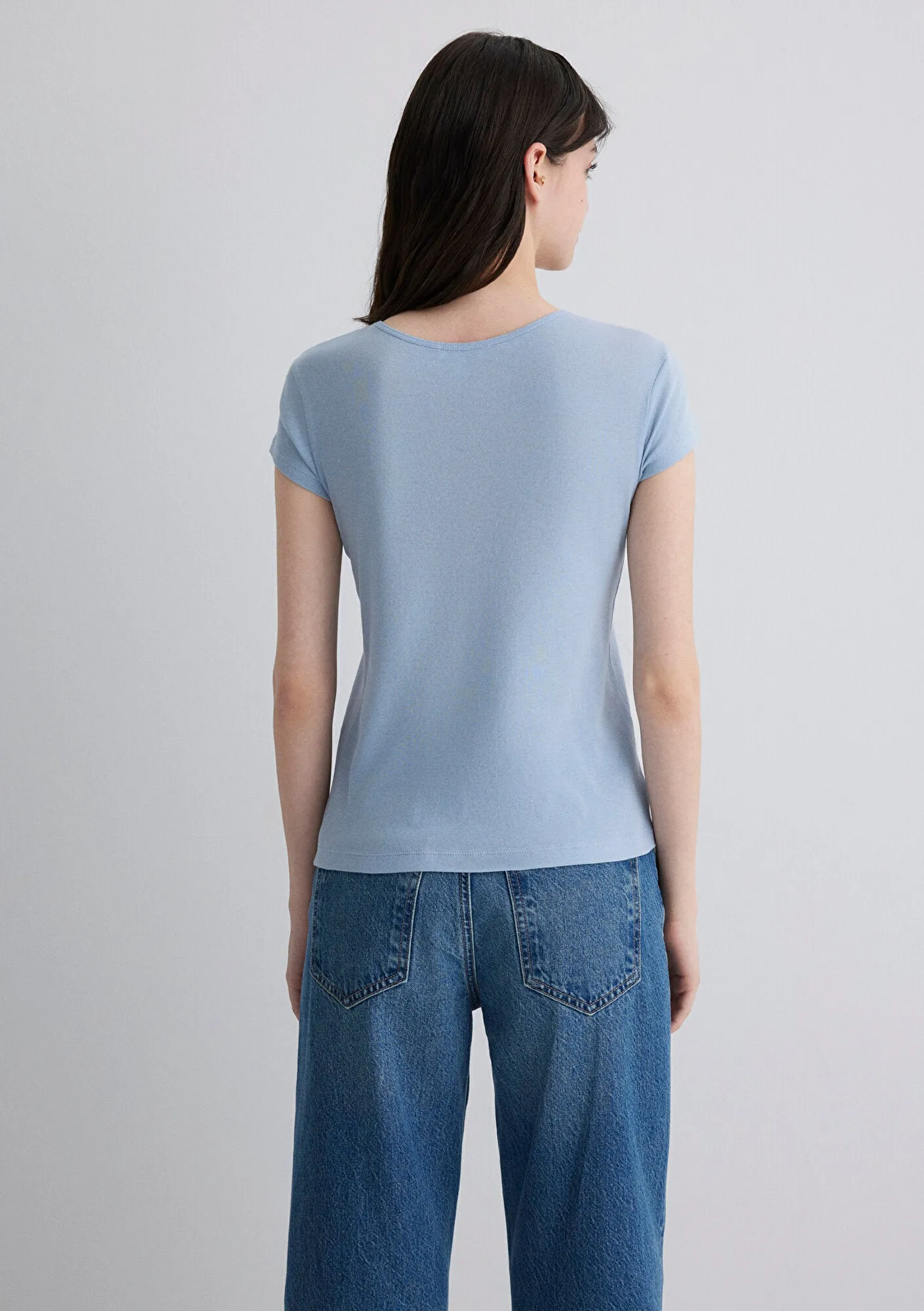 Blue Basic T-Shirt