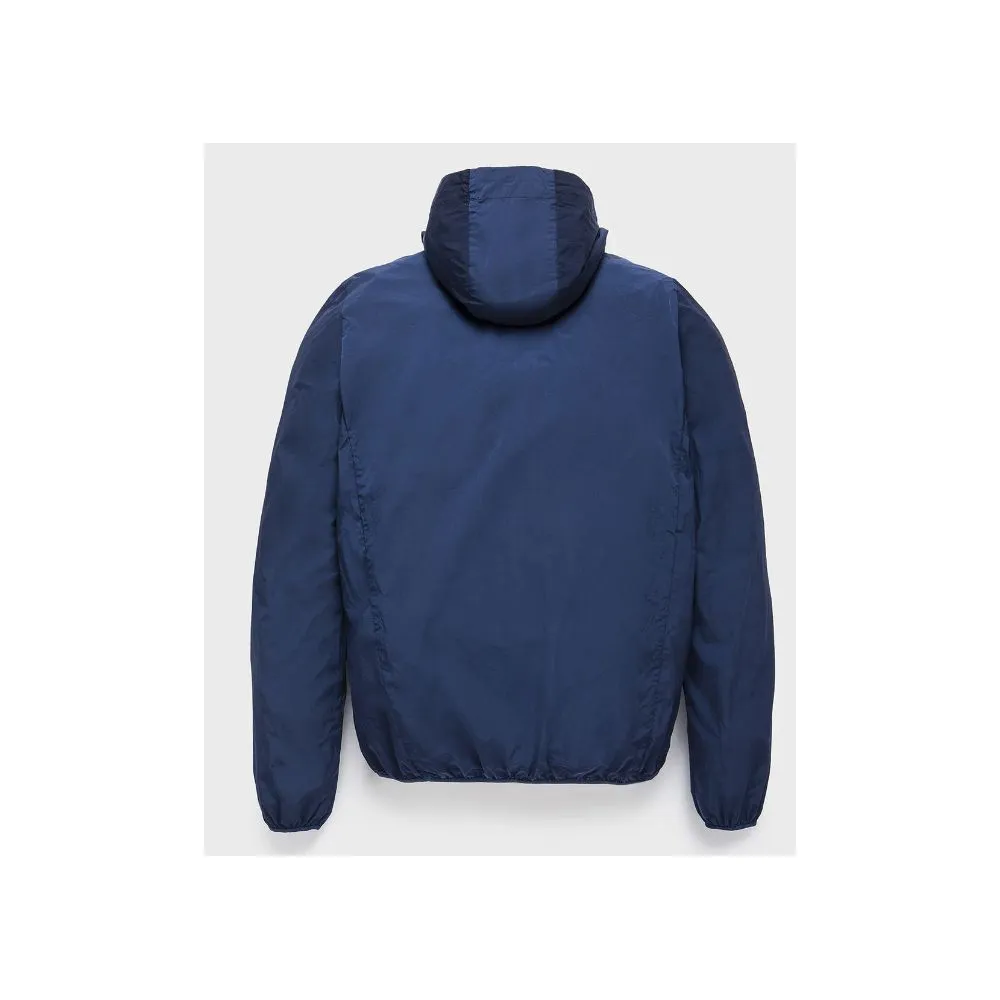 Blue Polyamide Men's Summer Jacket