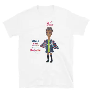 Blue Short-Sleeve Unisex T-Shirt