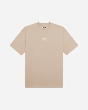 Bose Scribbel Tee - Taupe Brown