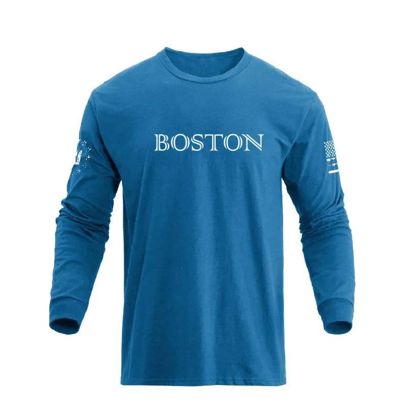 BOSTON GRAPHIC LONG SLEEVE T-SHIRT