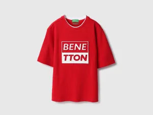 Boxy Fit Round Neck Printed Tshirt