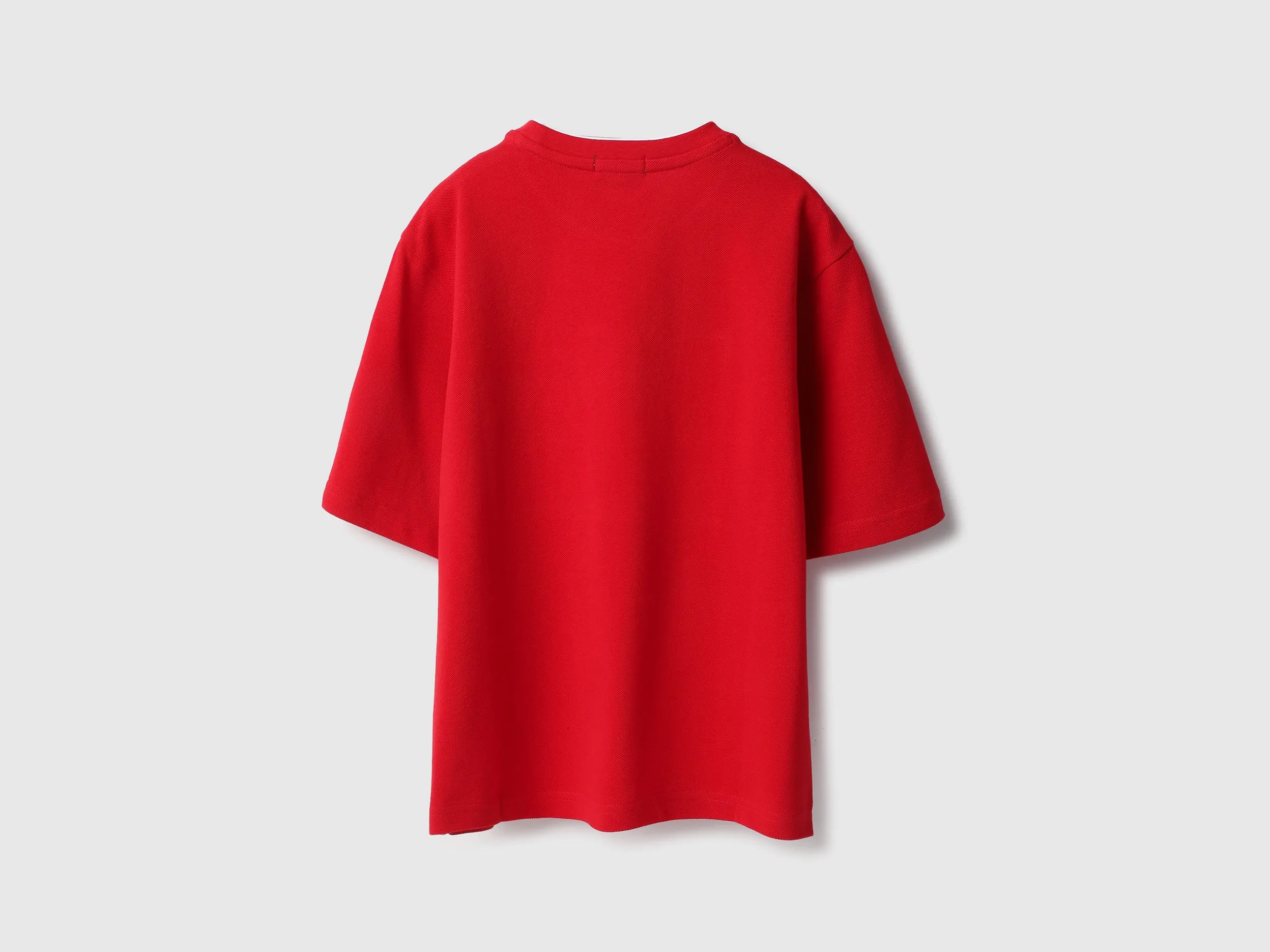 Boxy Fit Round Neck Printed Tshirt