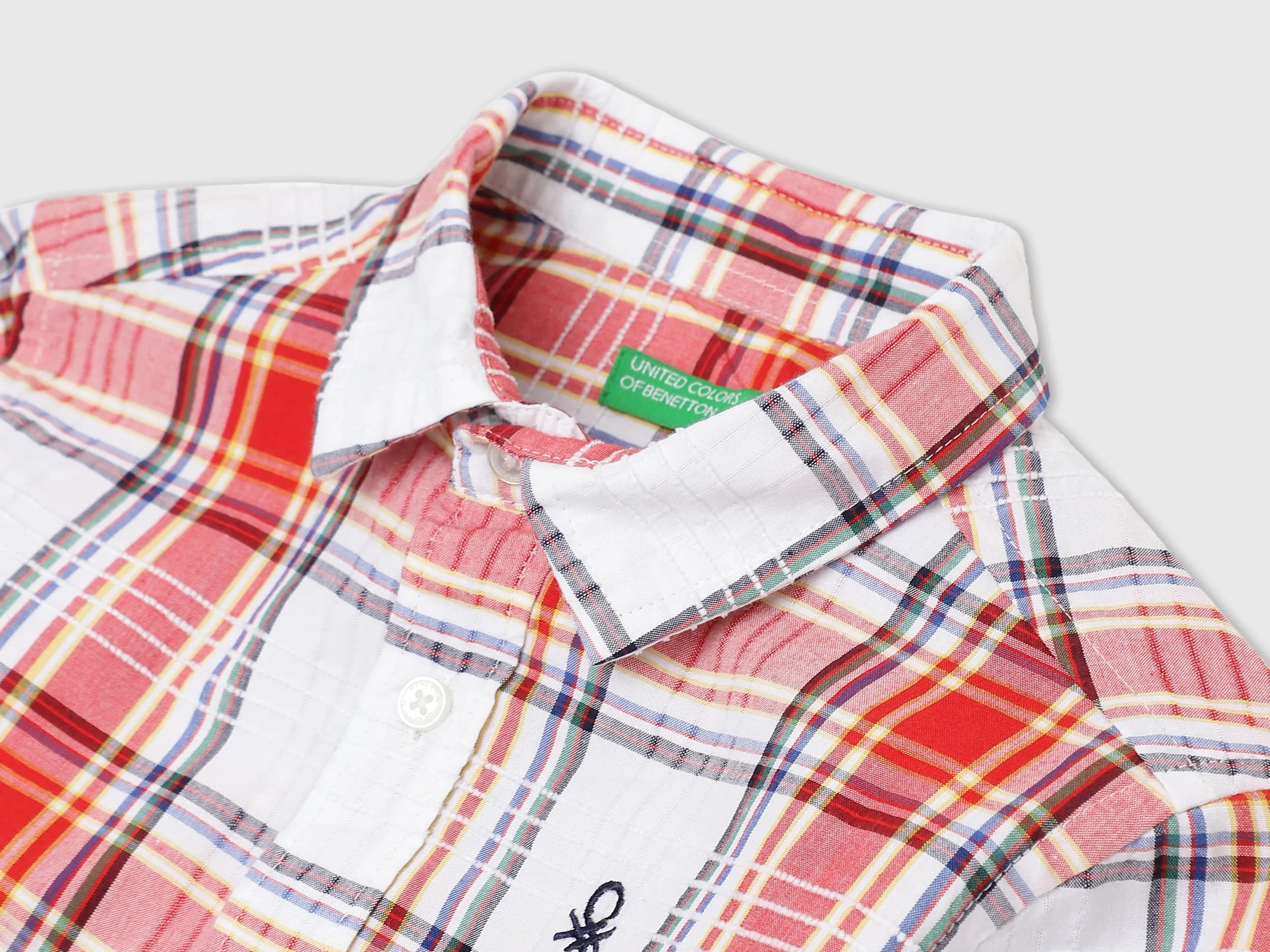 Boys Long Sleeve Check Shirt