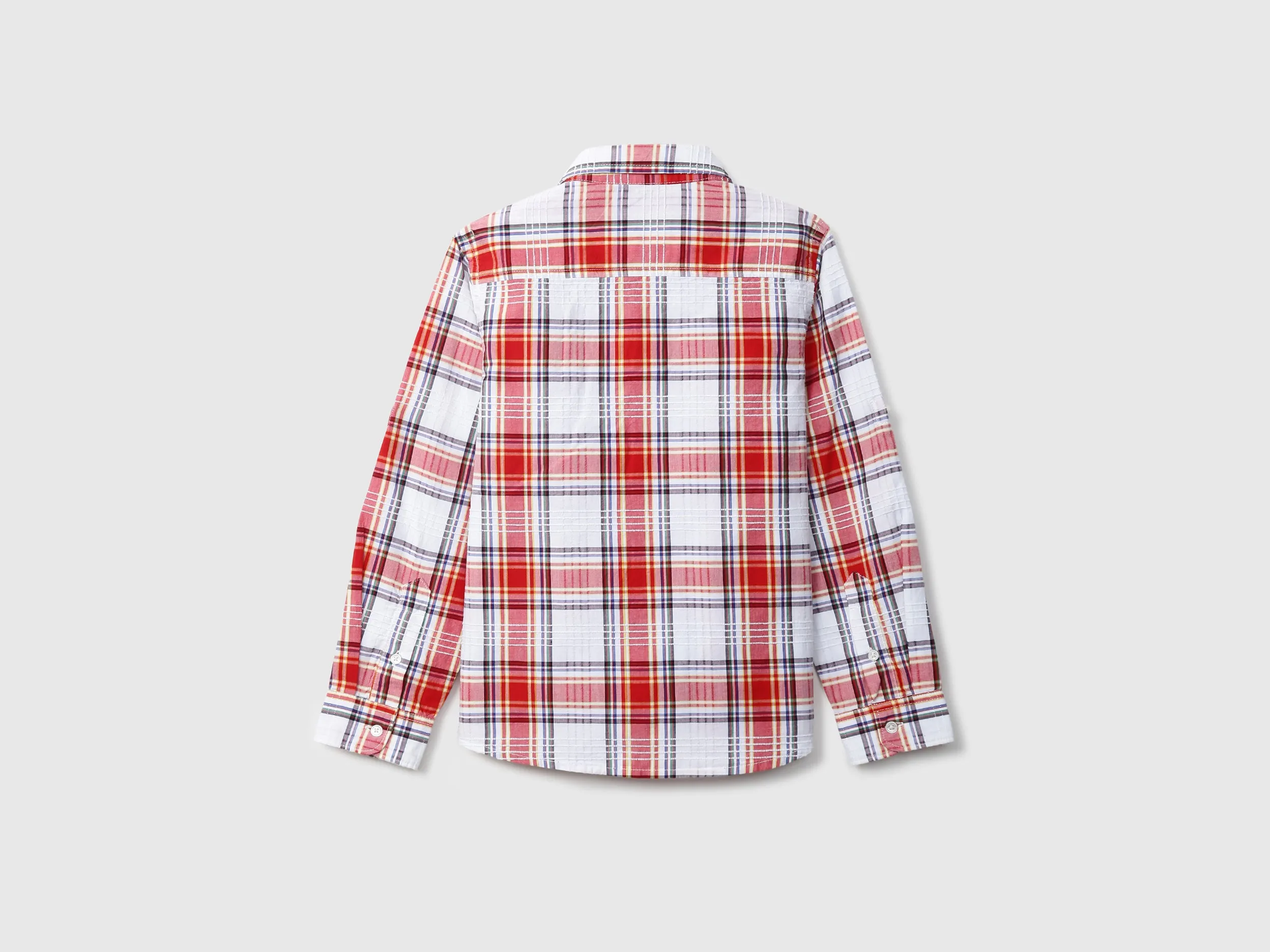 Boys Long Sleeve Check Shirt