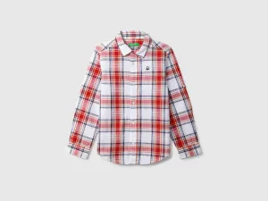Boys Long Sleeve Check Shirt