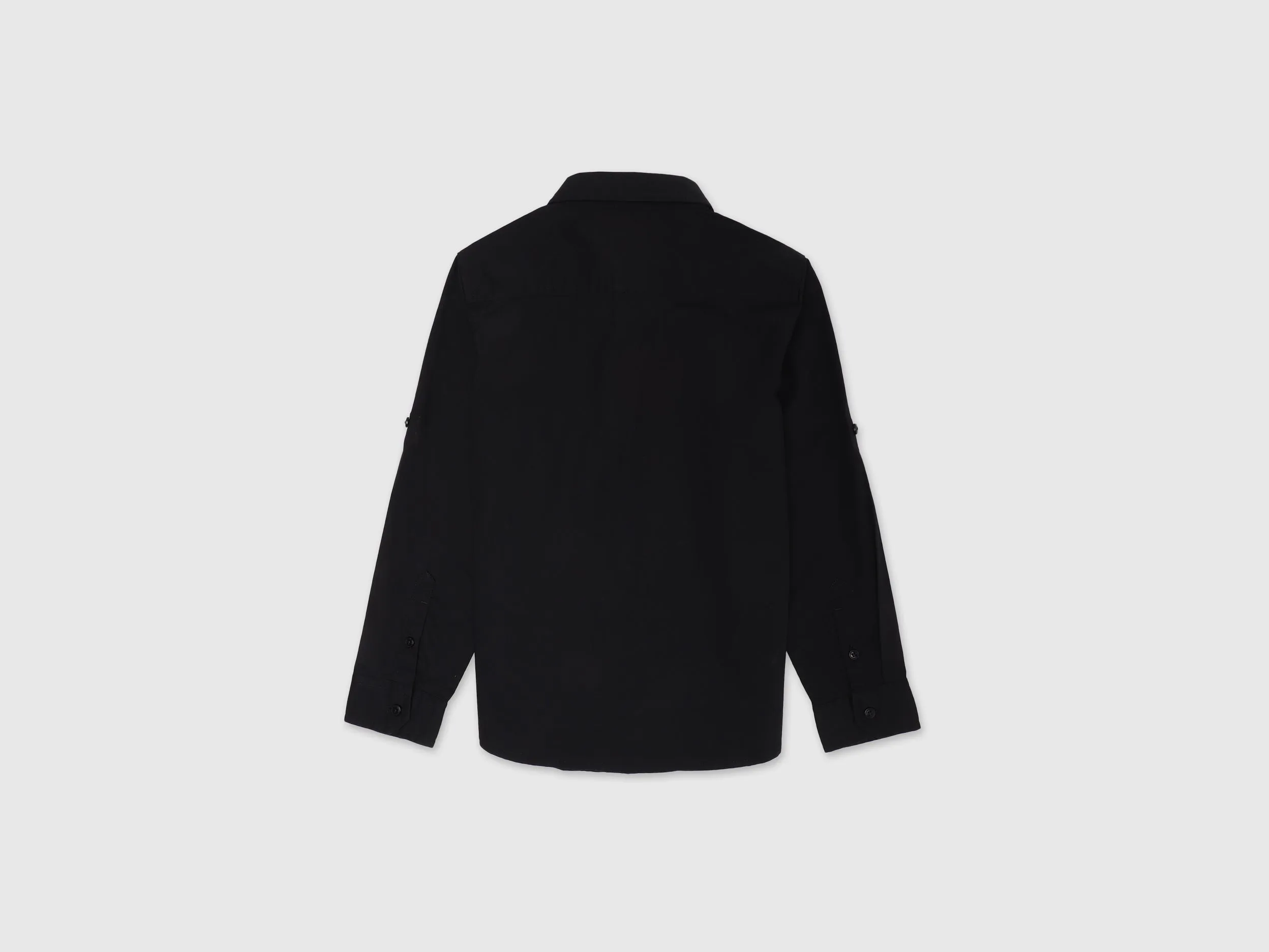 Boys Long Sleeve Solid Shirt