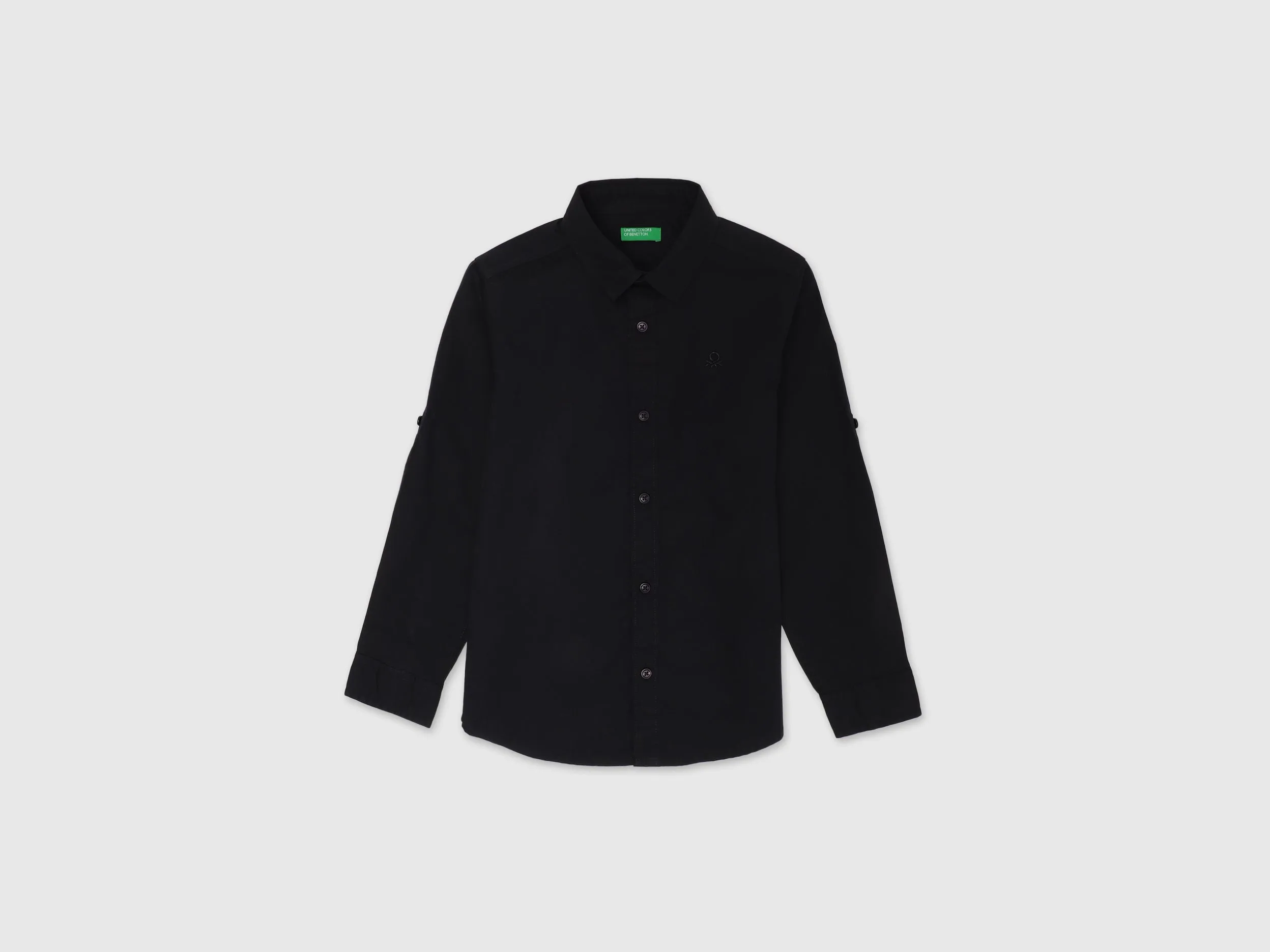 Boys Long Sleeve Solid Shirt