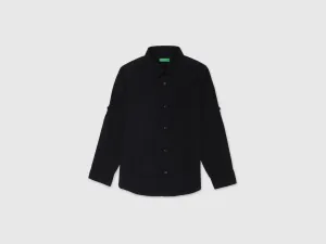 Boys Long Sleeve Solid Shirt