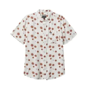 Brixton Charter Slub SS Shirt In Off White