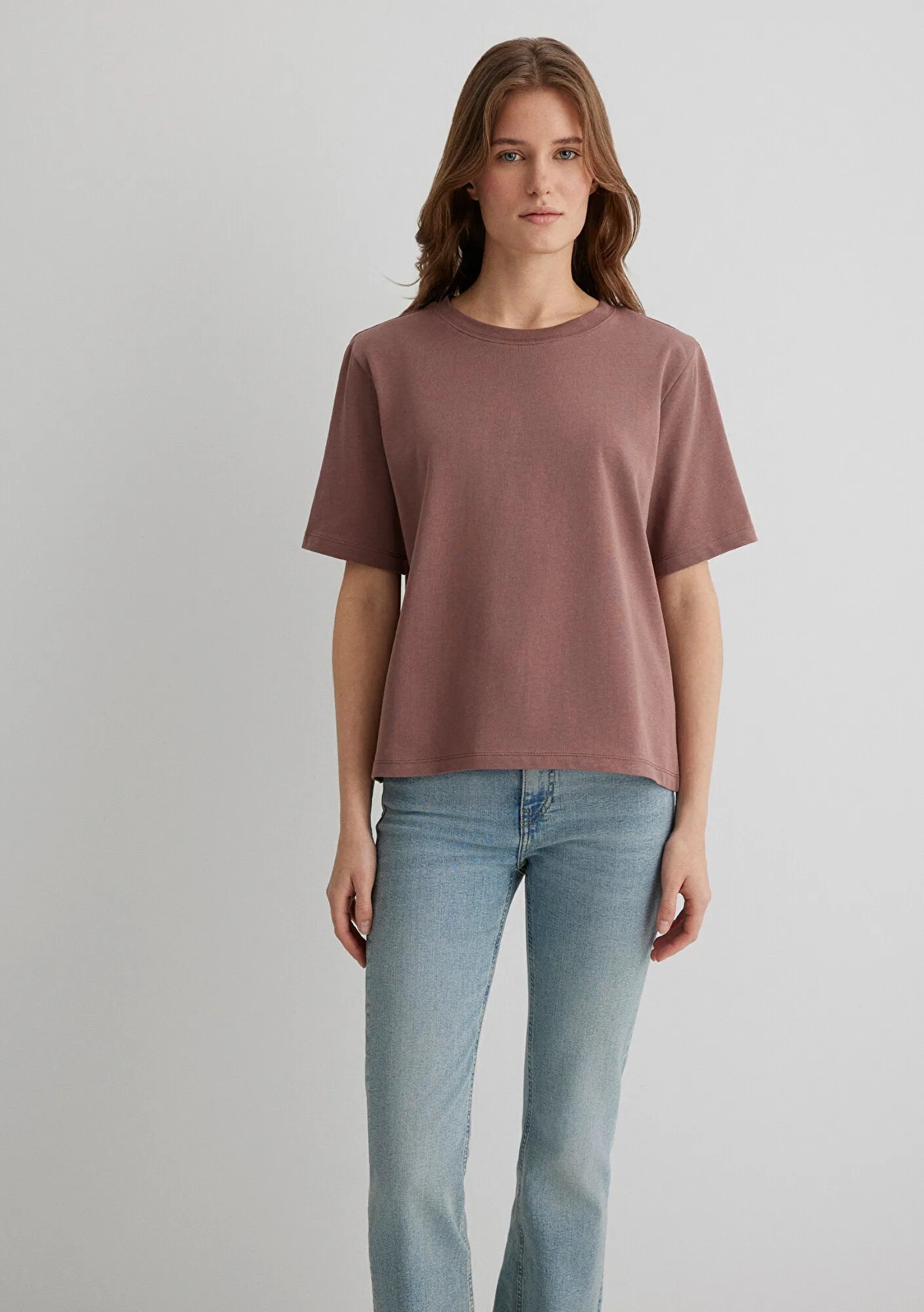 Brown Basic T-Shirt